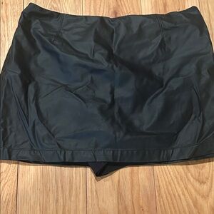 Cotton Candy Black Mini Skort